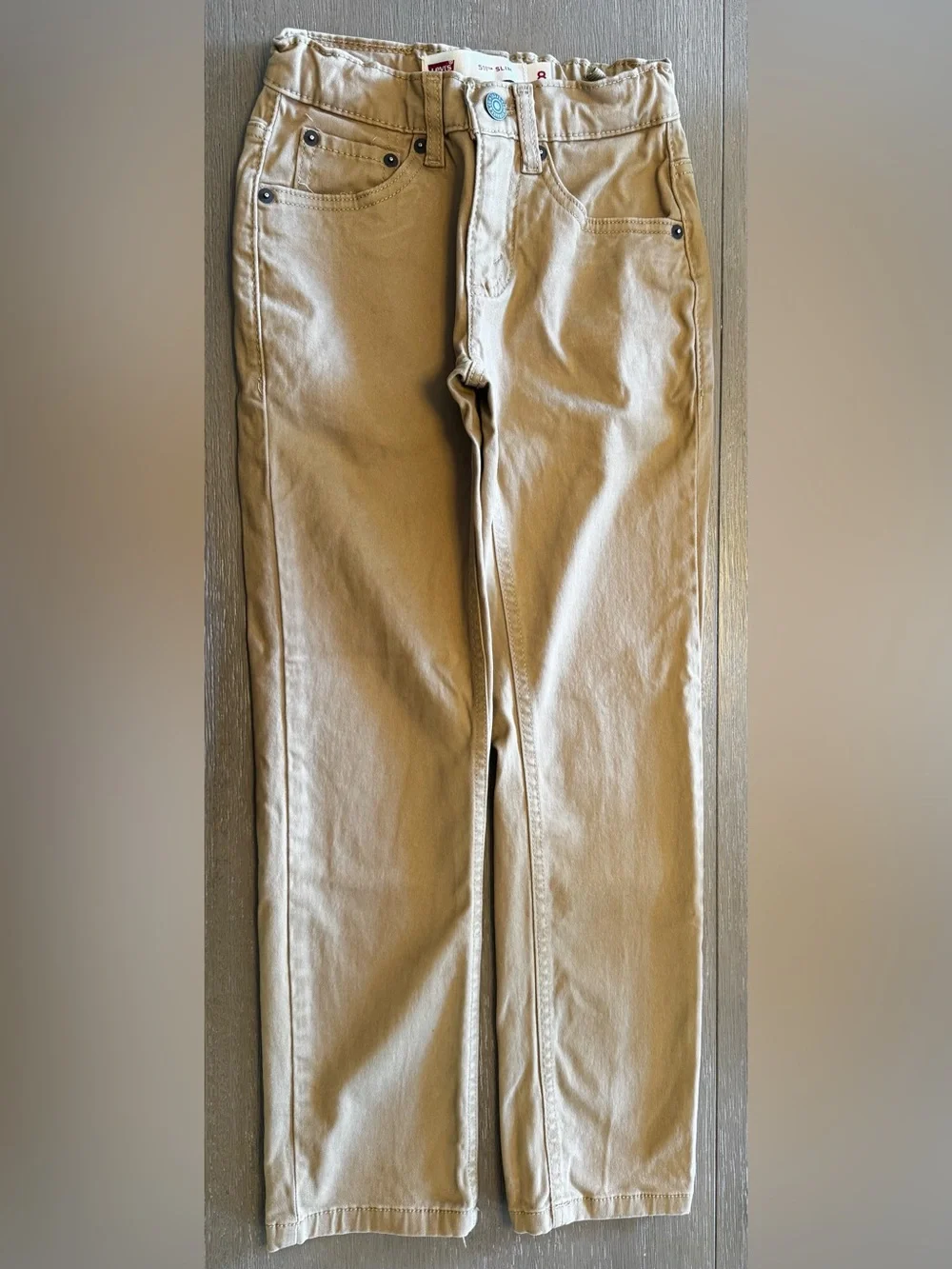 Size 8- Kids Denim and khaki pants